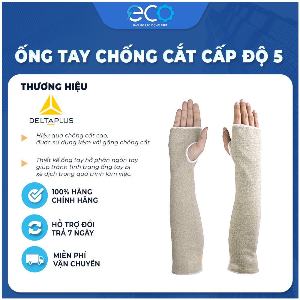Bao tay chống cắt, chịu nhiệt Deltaplus VENICUT5M chính hãng