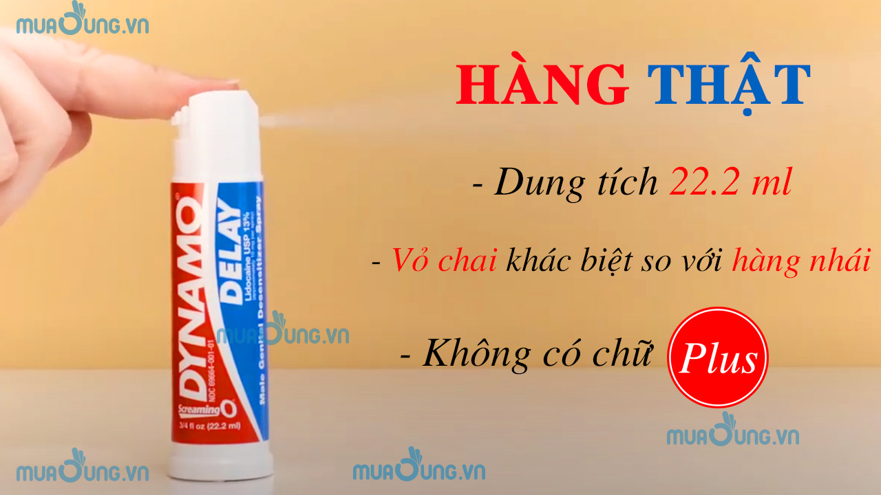 dynamo delay chính hãng