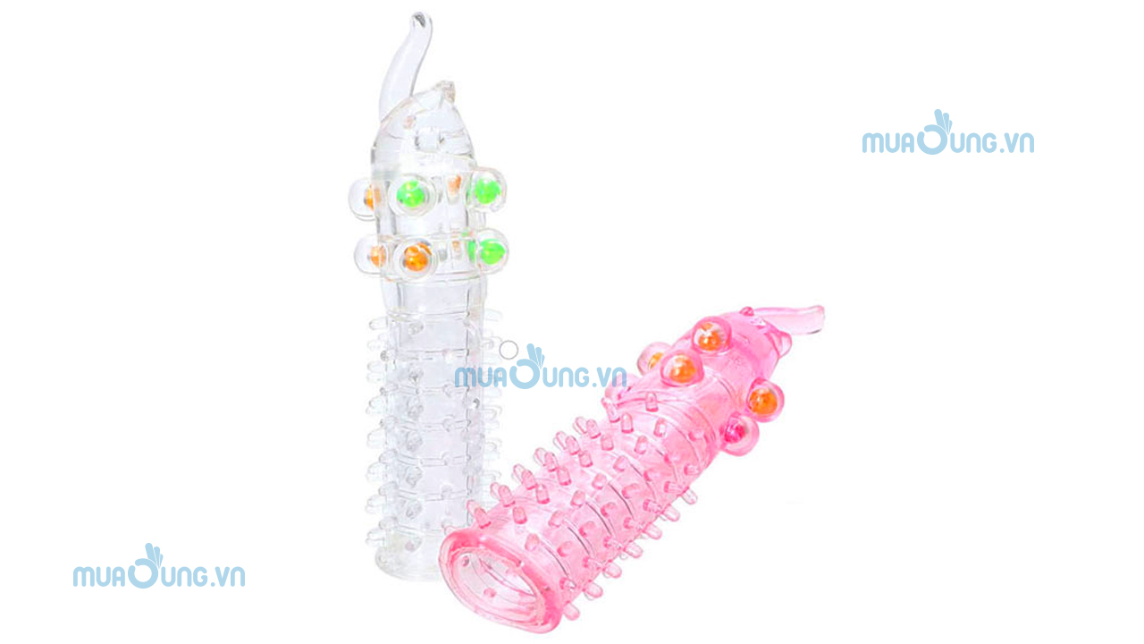 Bao Cao Su Đôn Dên Bi Thân Gai Đầu Có Vòi Kích Thích Điểm G