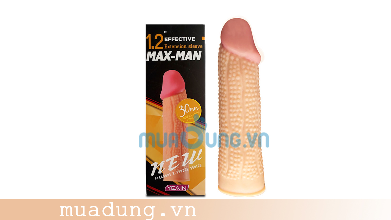 bao cao su đôn dên tăng kích thước maxman