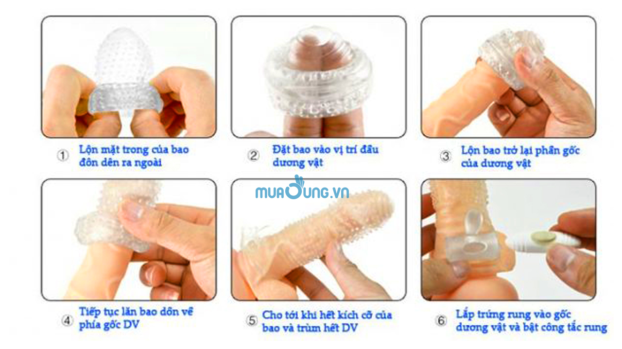 cách sử dụng bao cao su