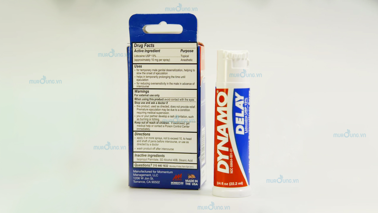 Chai xịt Dynamo delay nhập khẩu Mỹ