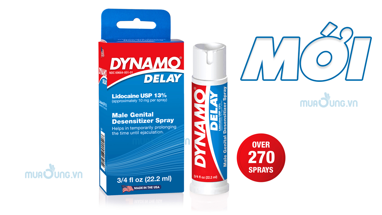Chai xịt Dynamo Delay chính hãng