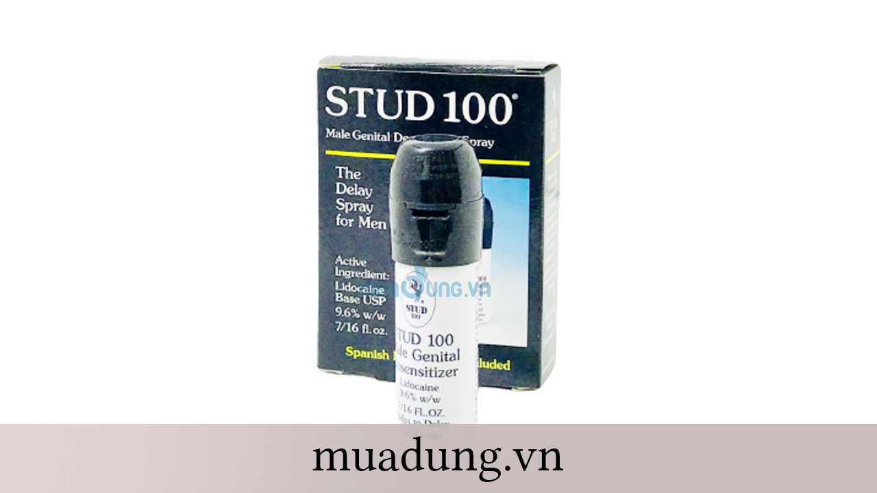 chai xịt chống xuất tinh sớm stud 100