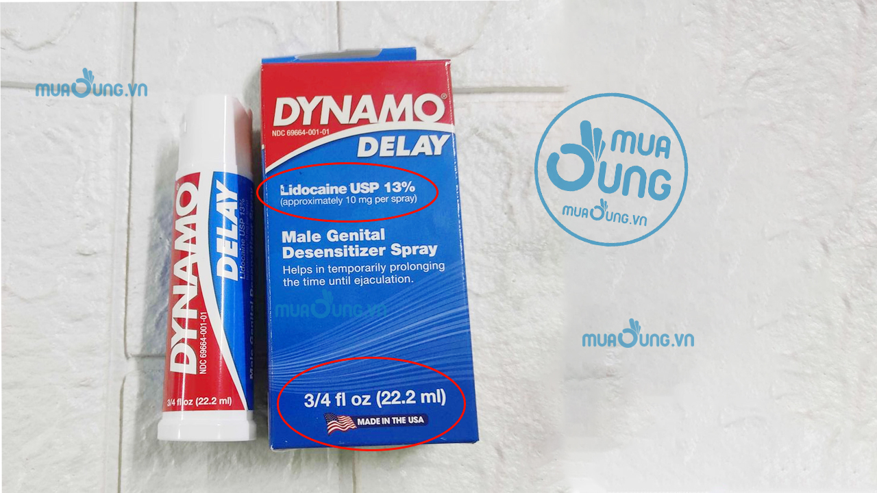 dynamo delay hàng chính hãng