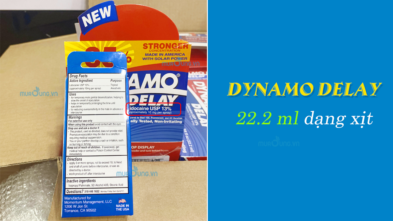 dynamo delay 22.2ml