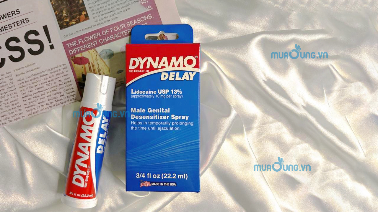 Chai xịt hỗ trợ nam giới chống xuất tinh sớm Dynamo Delay