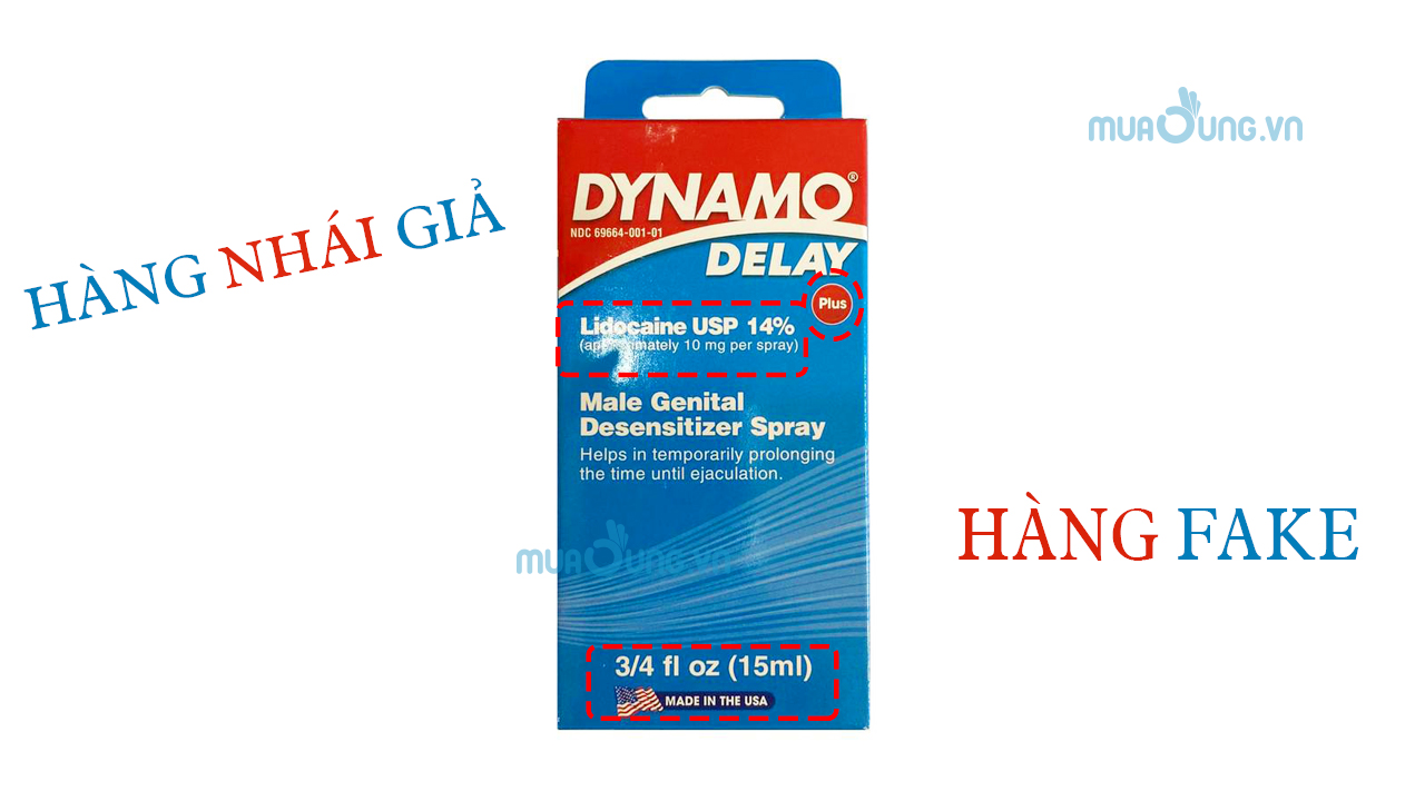 dynamo delay hàng giả