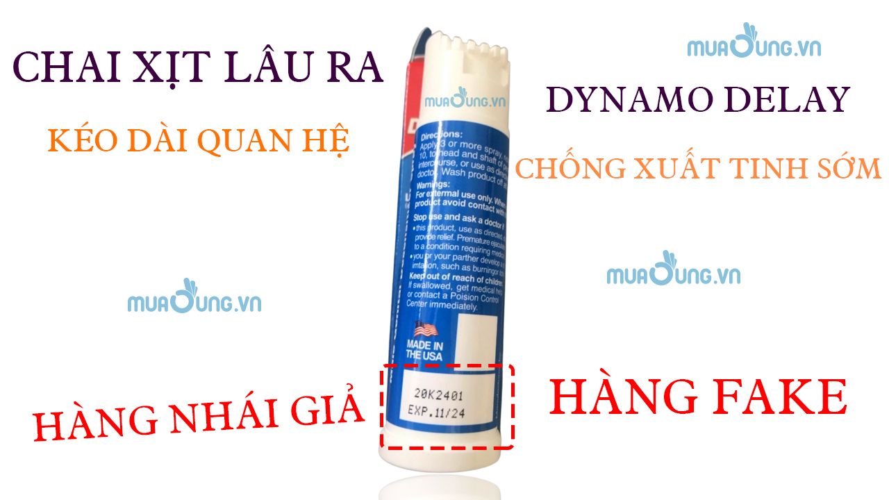 dynamo delay hàng giả