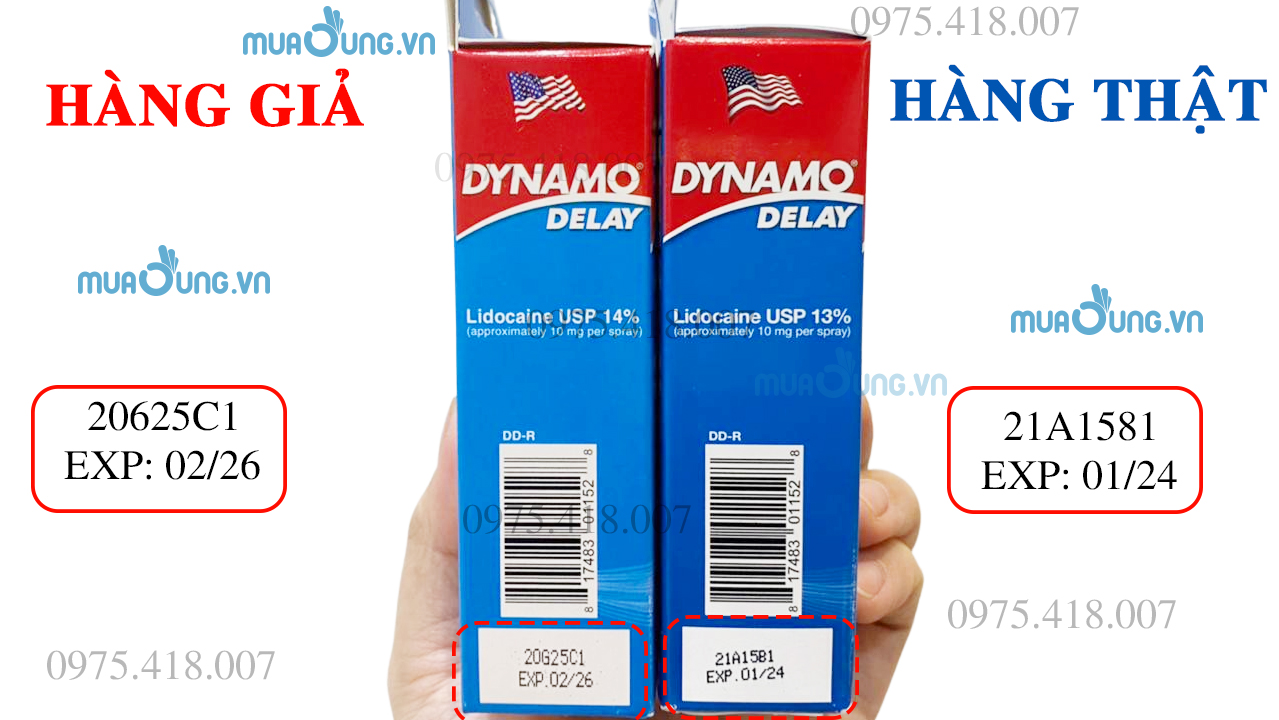 phân biệt thật giả dynamo delay