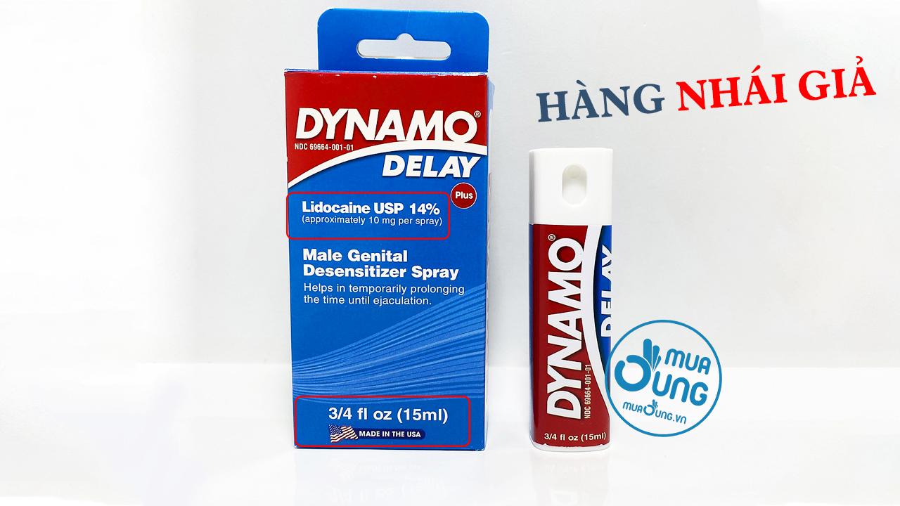 dynamo delay nhái giả