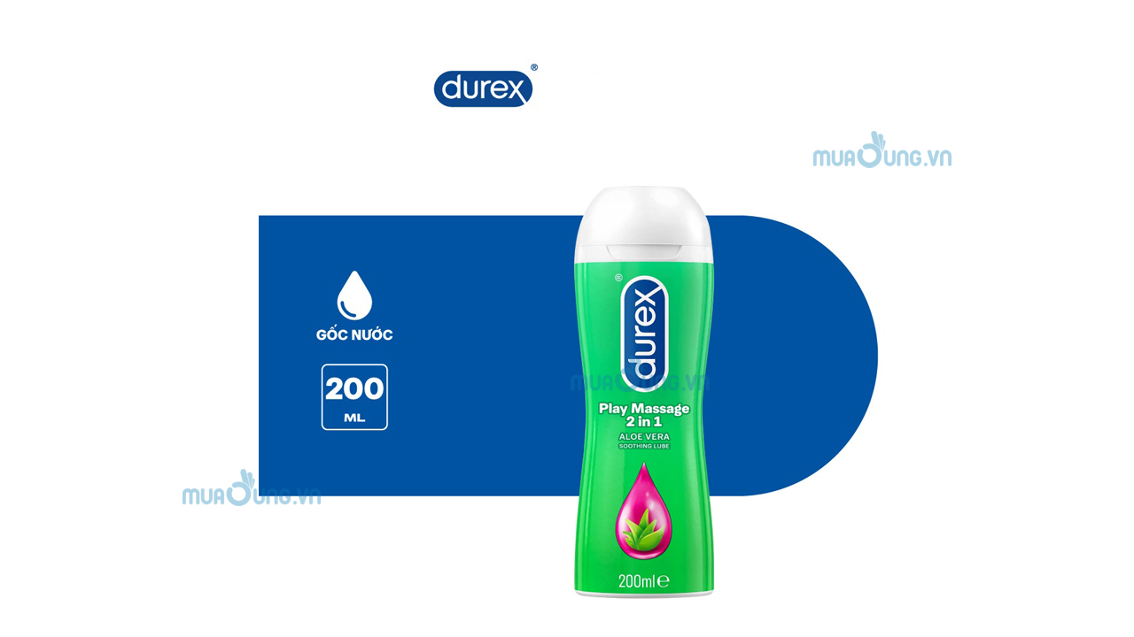 Gel bôi trơn Durex 2in1