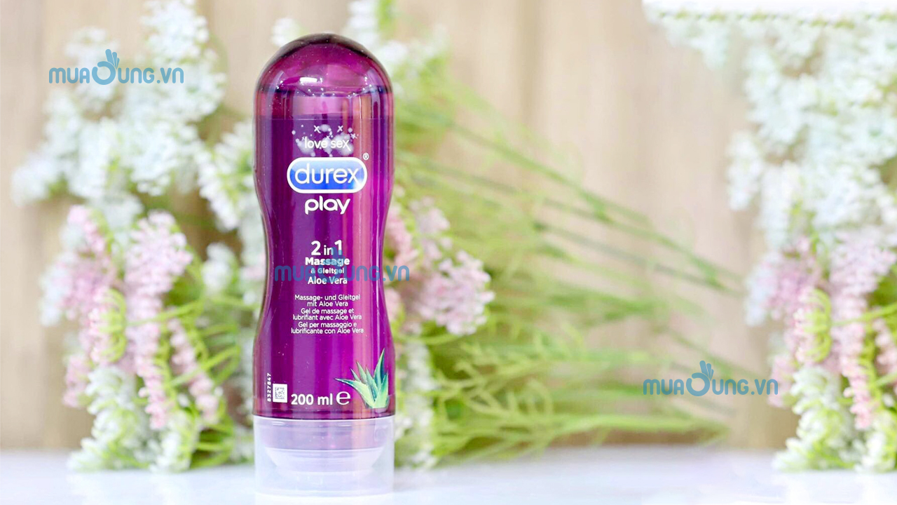Gel bôi trơn Durex Play Massage 2 in 1