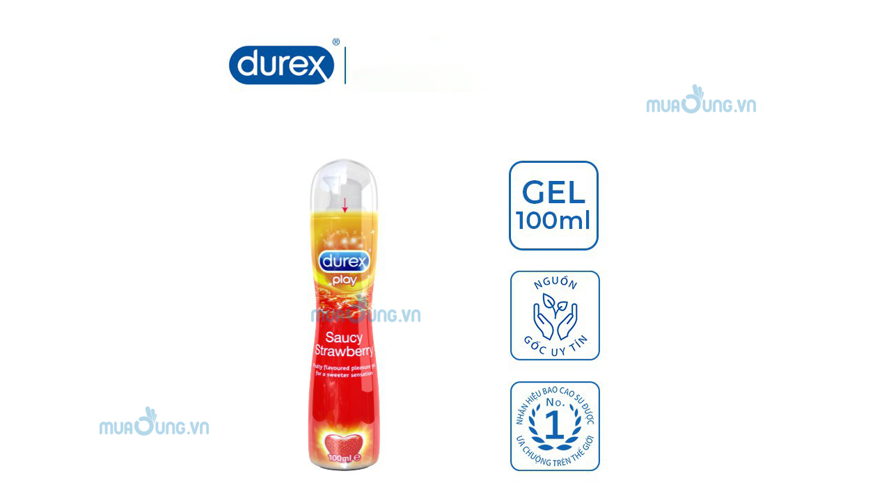 Gel bôi trơn Durex Strawberry