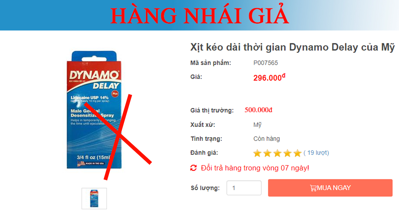 HÀNG GIẢ DYNAMO DELAY