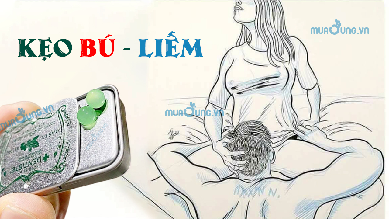 kẹo bú liếm love mint