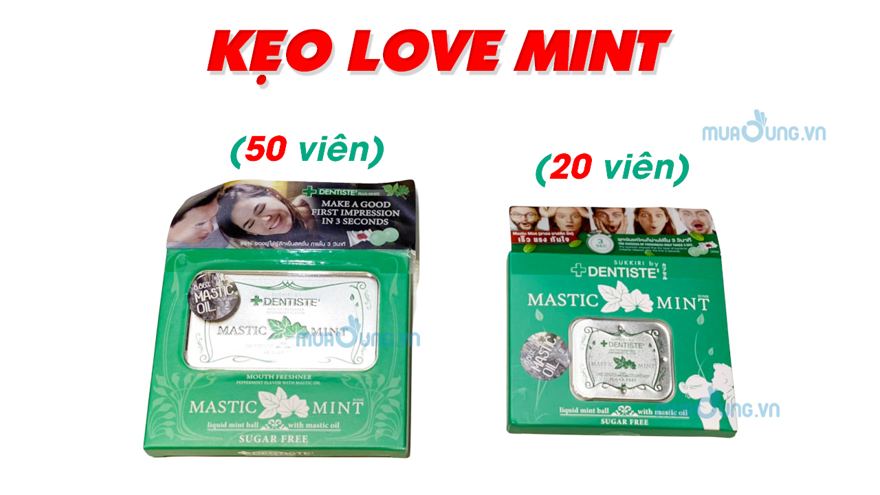 Kẹo ngậm phòng the Love mint 