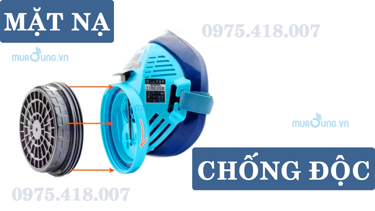 Địa chỉ mua mặt nạ phòng độc chính hãng tại TPHCM