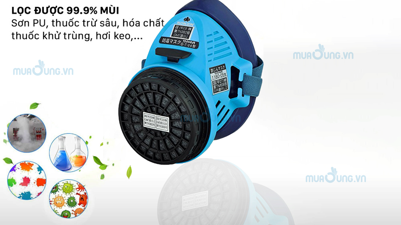 mặt nạ phun thuốc trừ sâu