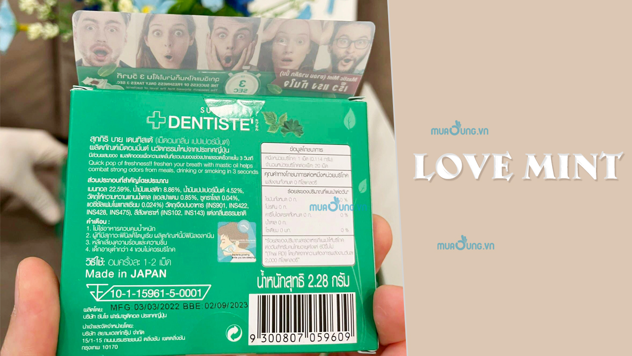 kẹo love mint