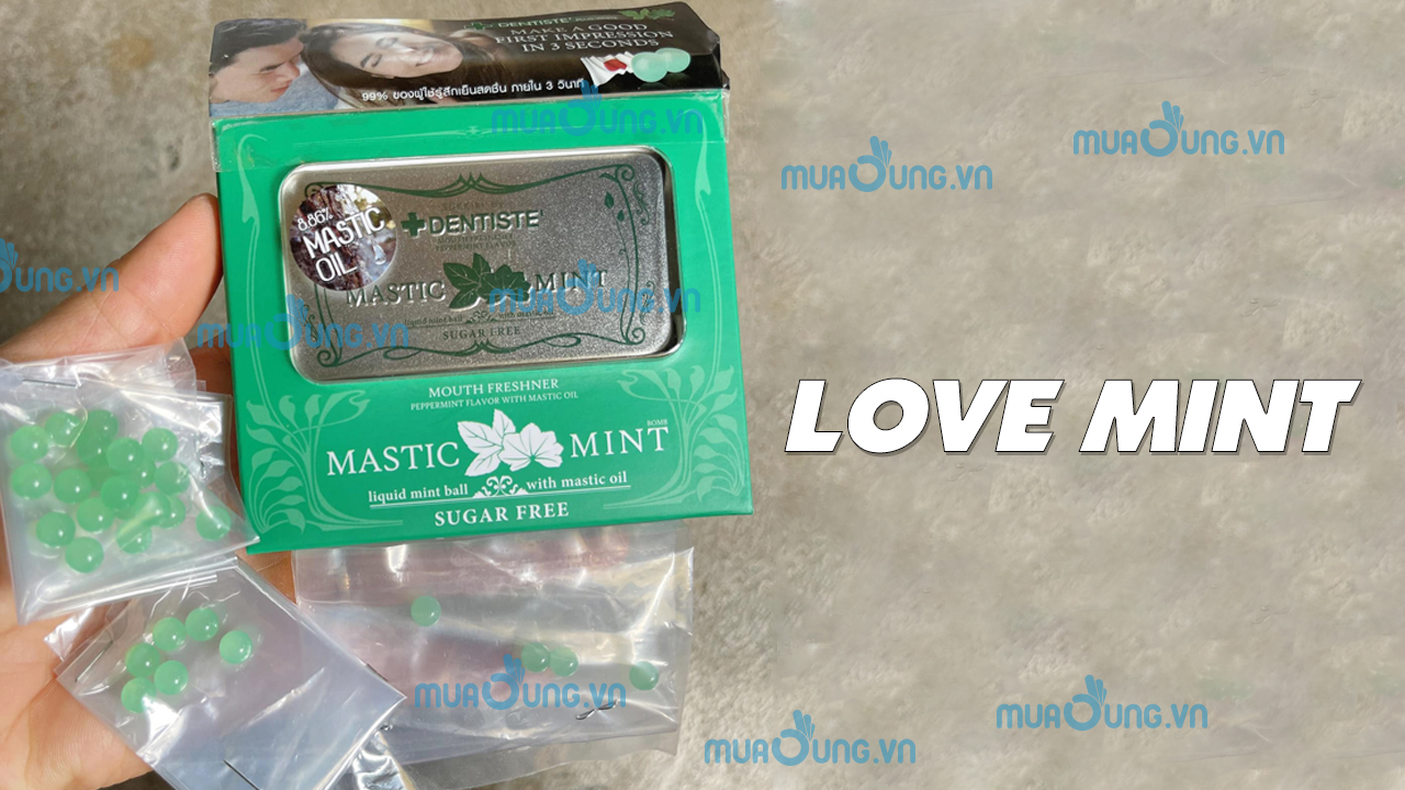 kẹo ngậm lếu lều love mint