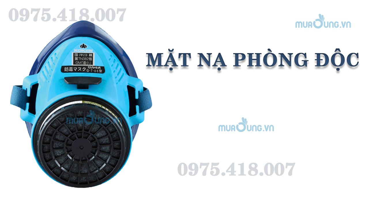 Địa chỉ bán mặt nạ phòng độc chất lượng chính hãng tại TP.HCM