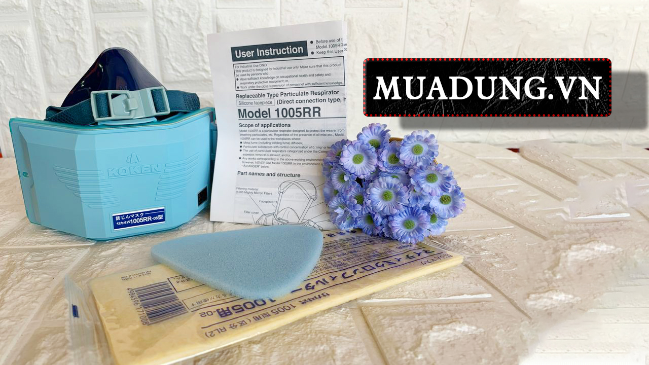 MẶT NẠ PHÒNG ĐỘC KOKEN 1005RR NHẬT BẢN