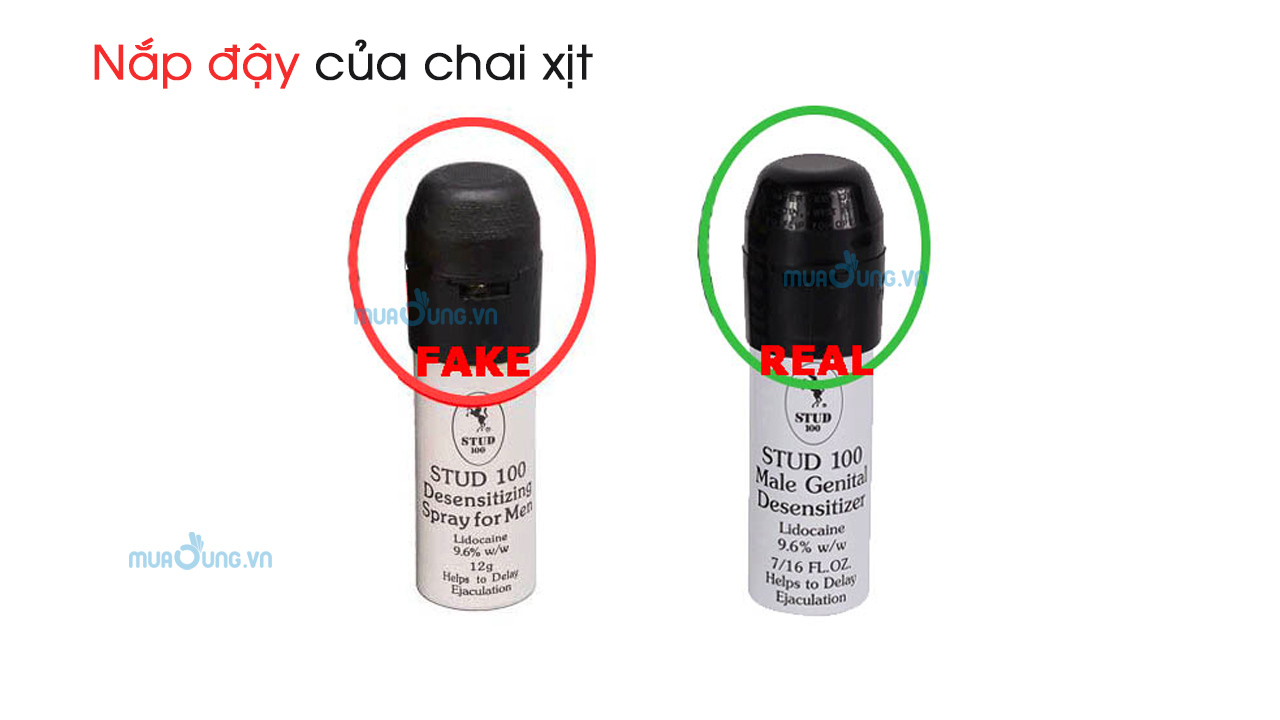 Nắp đậy của chai xịt