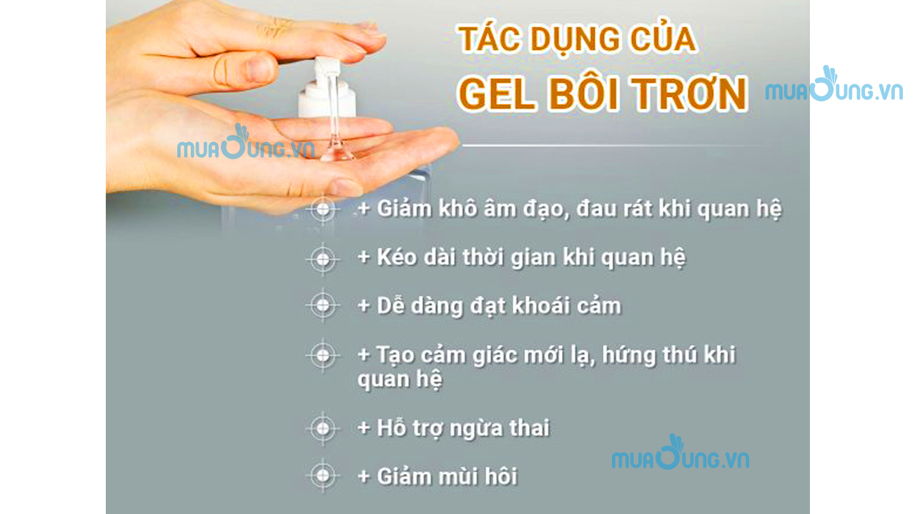 tác dụng gel bôi trơn