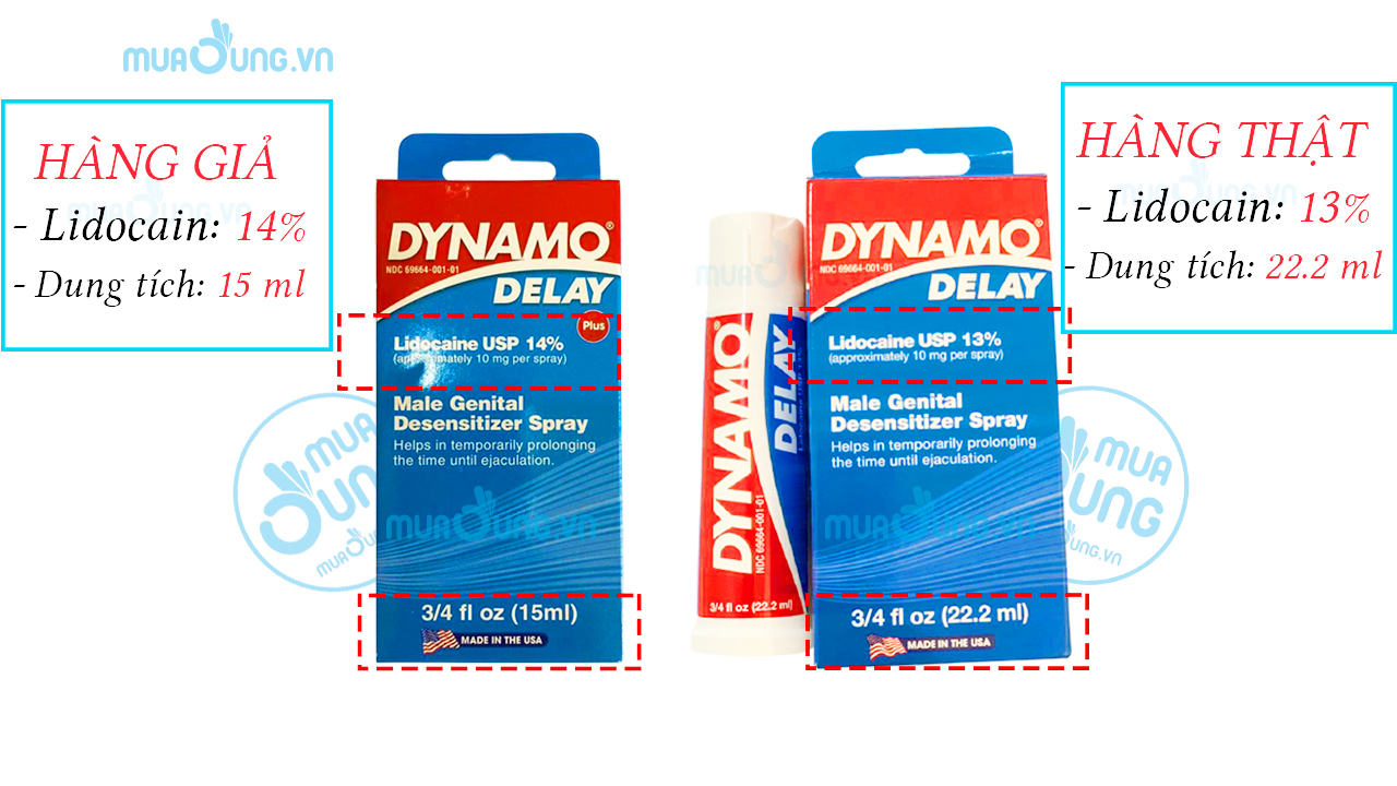 PHÂN BIỆT THẬT GIẢ DYNAMO DELAY