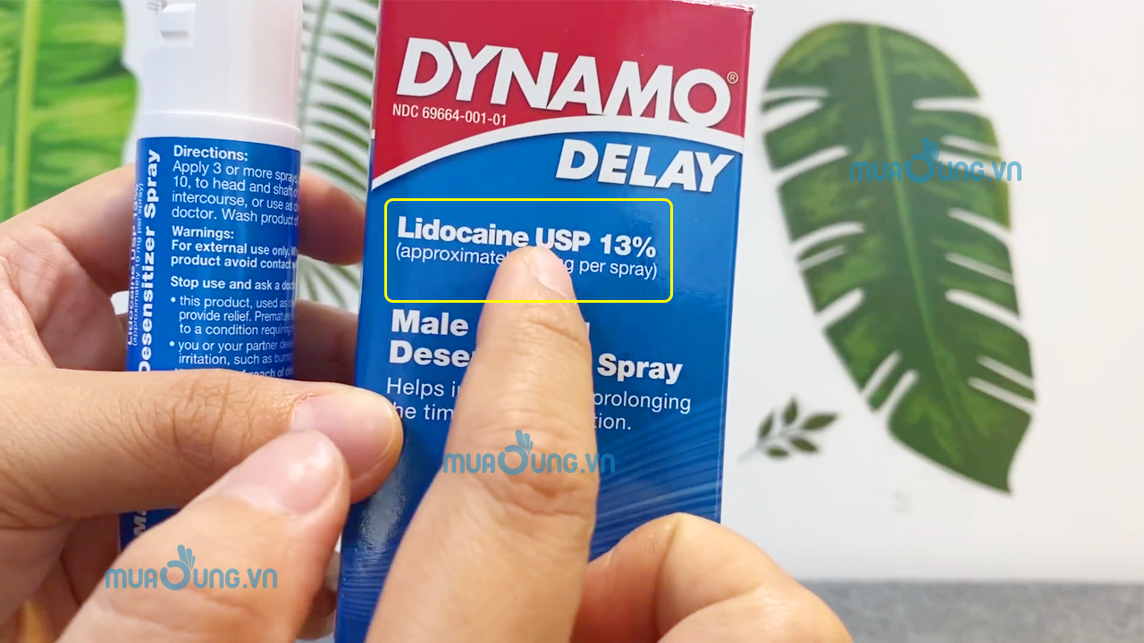 Thuốc Xịt dynamo delay kéo dài thời gian quan hệ