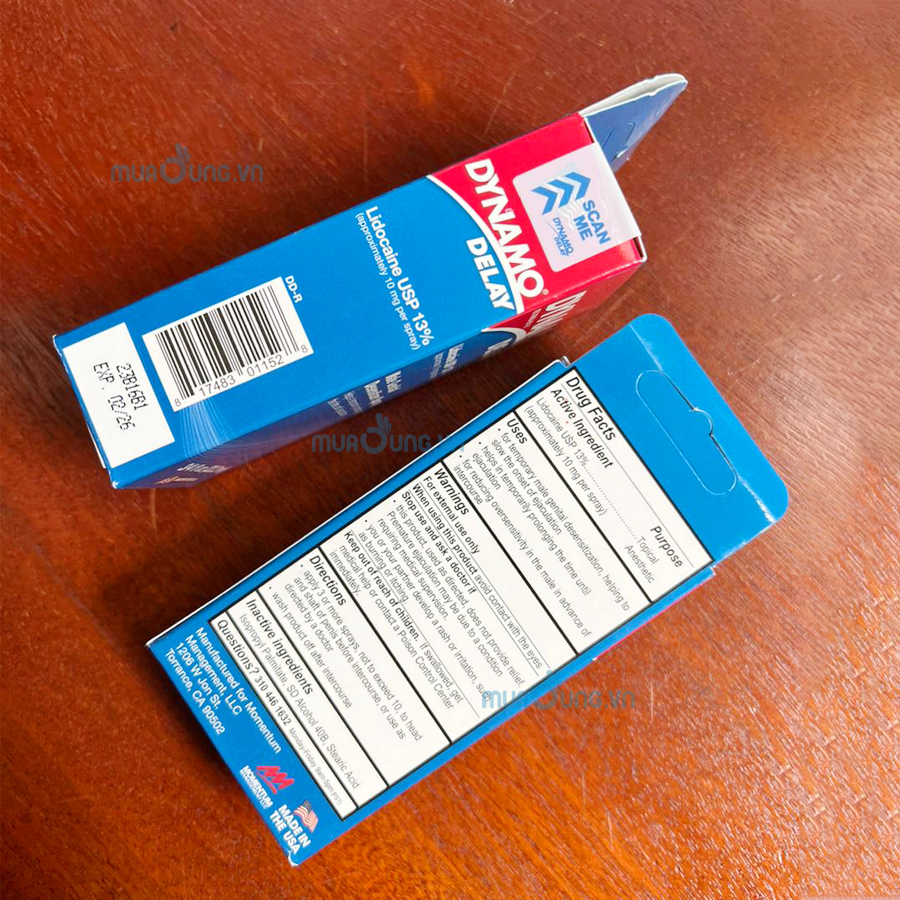 chai xịt dynamo