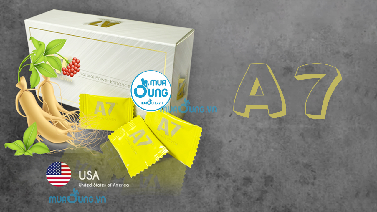 Kẹo A7 Alpha Seven Mỹ Tăng Cường Sinh Lý