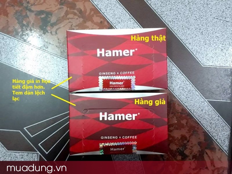 Phân biệt thật giả kẹo sâm hamer