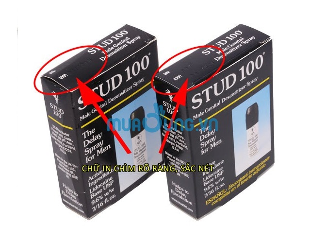 Phân biệt thật giả stud 100