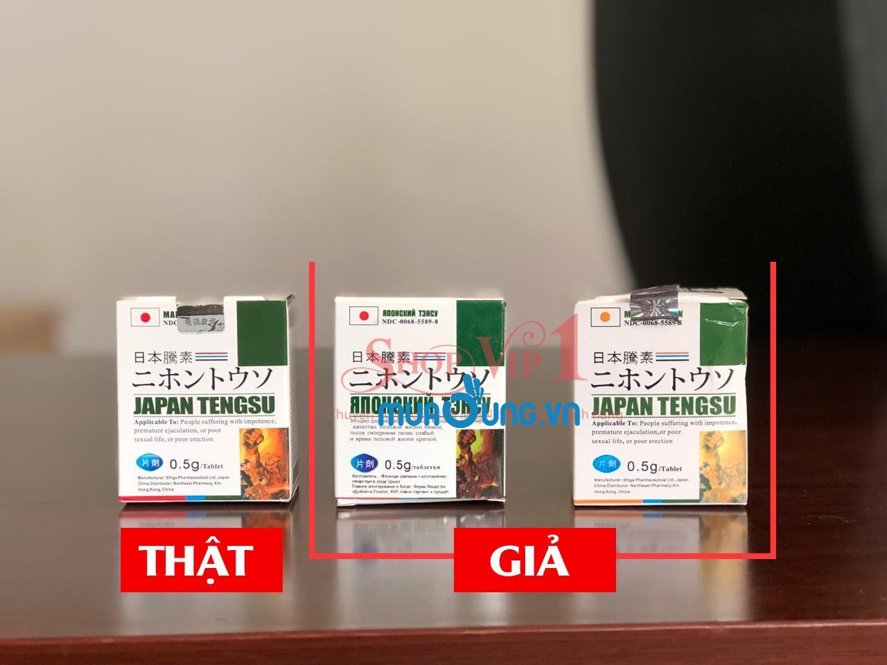 Phân biệt thật giả japan tengsu