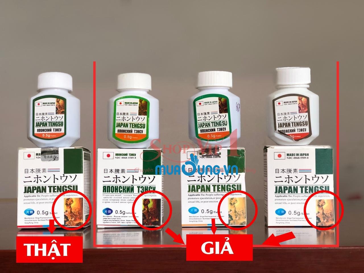 Phân biệt màu sắc của vỏ hộp