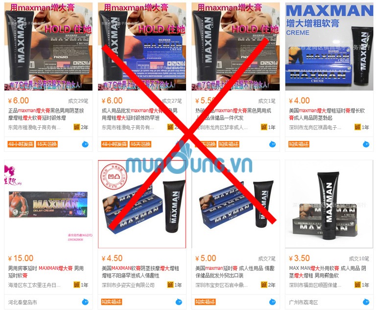 Gel titan lừa đảo
