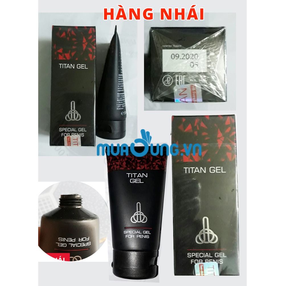 Titan gel nhái