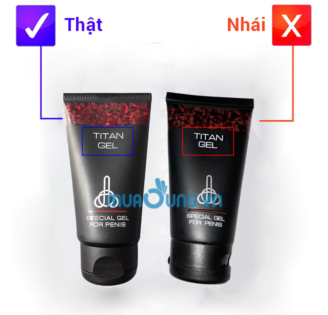 Gel titan thật và giả