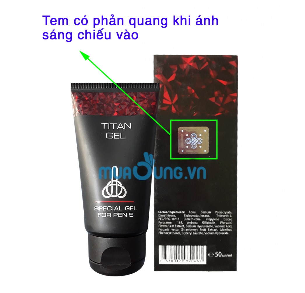 Thật giả gel titan