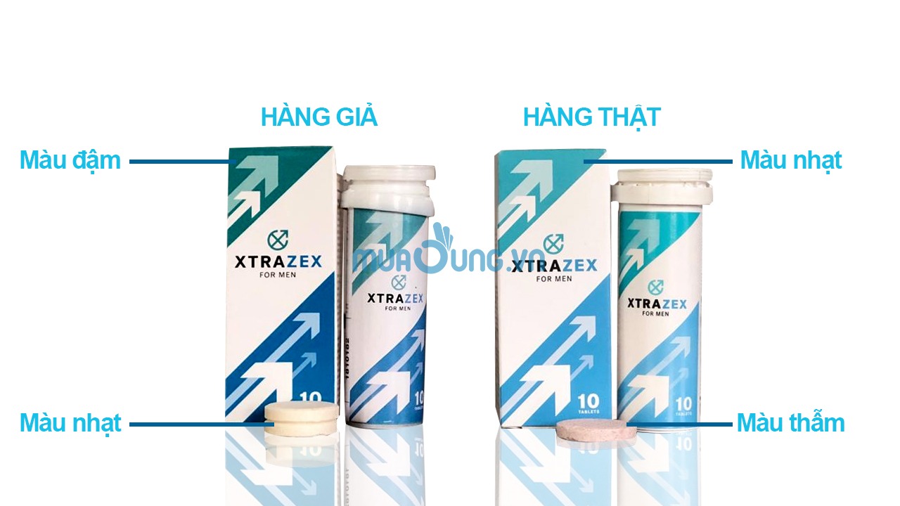 Phân biệt thật giả xtrazex