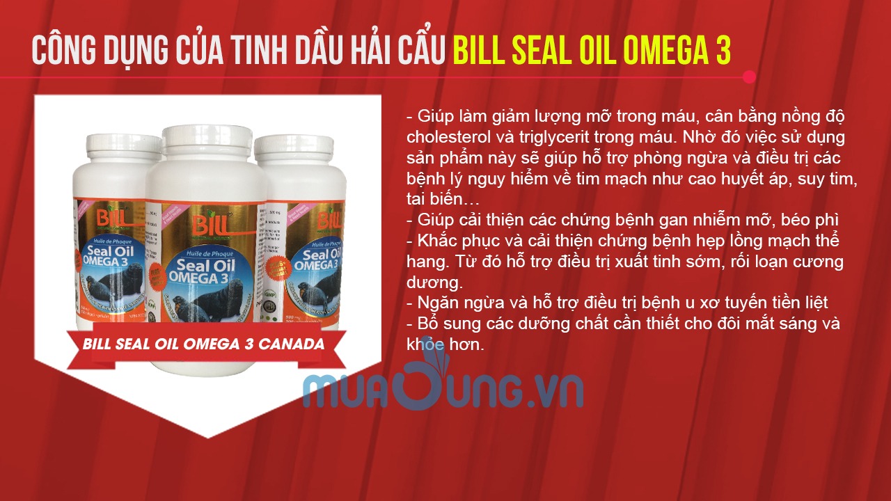 Công dụng dầu hải cẩu