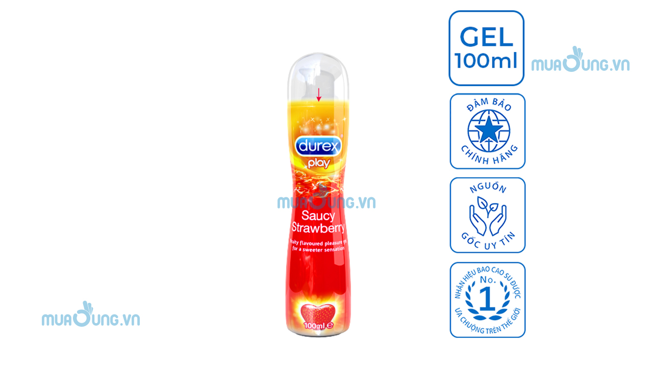 Gel Bôi Trơn Durex Play Strawberry