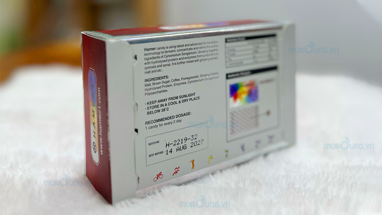 Kẹo Sâm Hamer 621 15 Viên [New 2025]