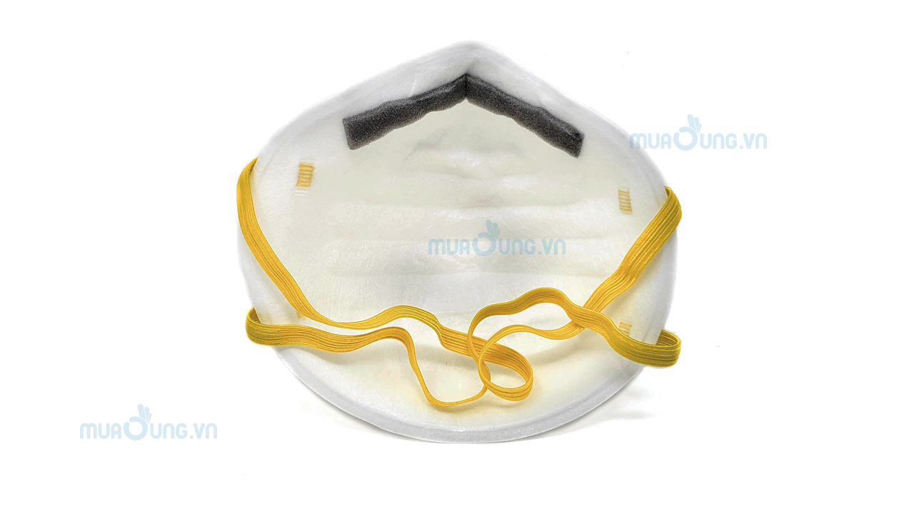 Khẩu trang 3M 8210 N95 kháng khuẩn, chống bụi siêu mịn combo 5 Cái