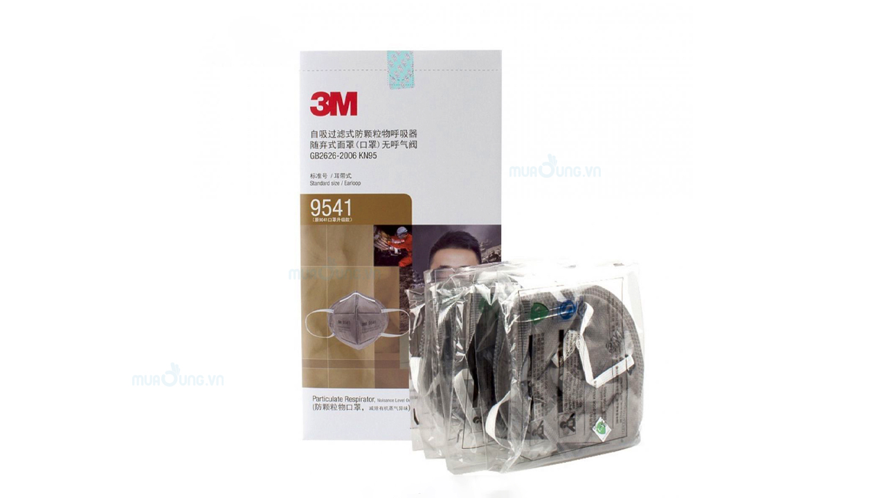 Khẩu trang 3M 9541 N95 combo 5 cái