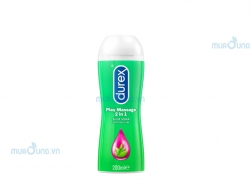 Gel bôi trơn Durex Play Massage 2 in 1 200ml gốc nước chiết xuất lô hội