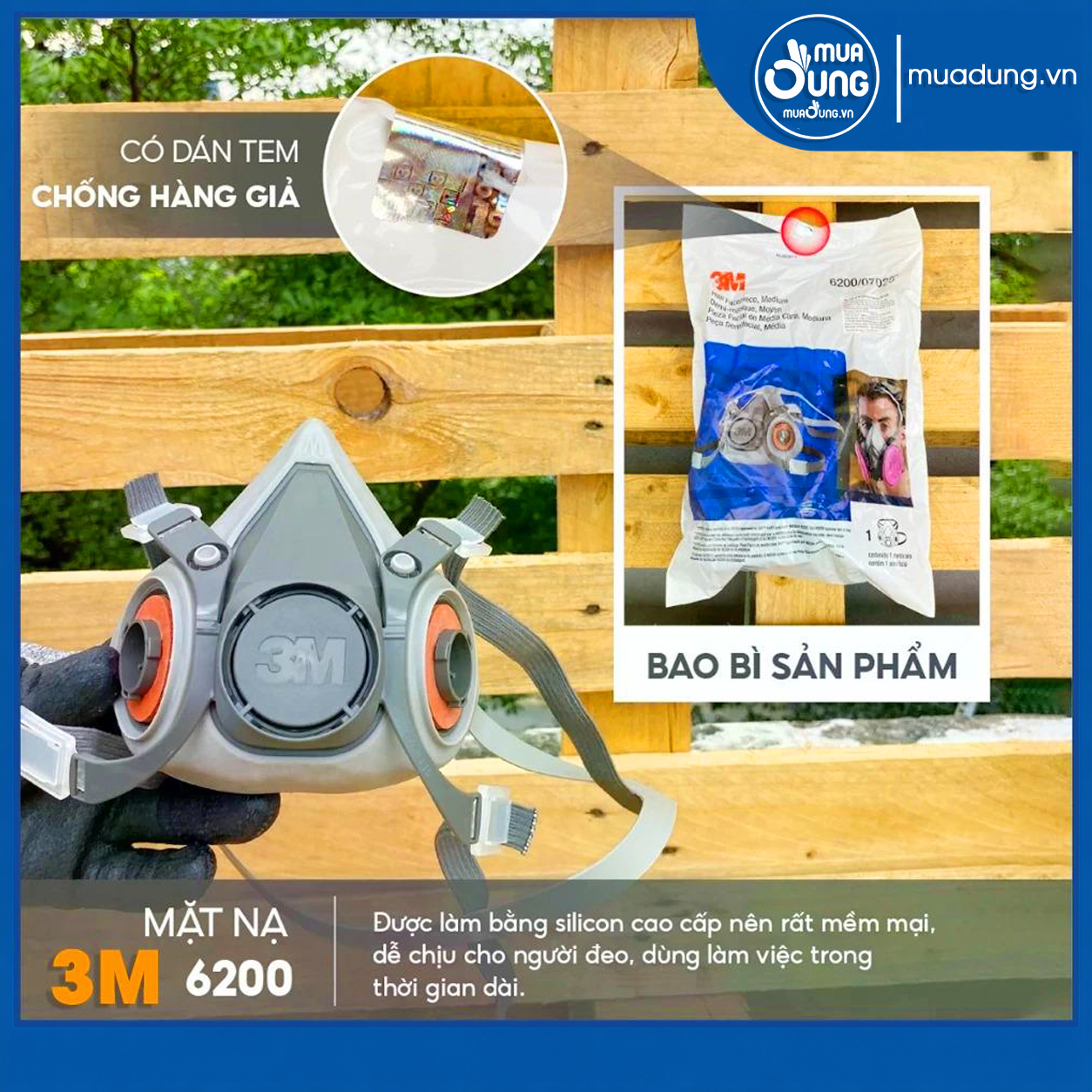 mặt nạ phòng độc 3M 6100/6200