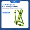 Áo phản quang xanh lá đi phượt – Khóa cài, Dây Đai Thun, Tăng khả năng nhận diện ban đêm